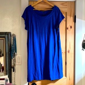 Short sleeve blue cotton dress by Merona